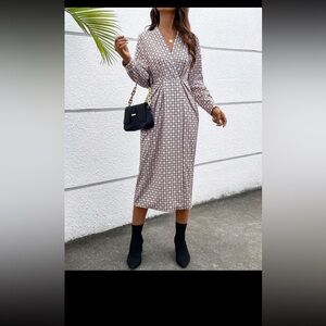 Boho print dress
